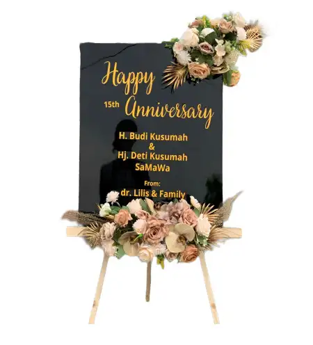 Papan Bunga Akrilik Payungan
